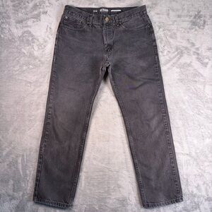 Urban Pipeline Regular Fit Jeans Men's 34x30 Black Dark Wash Denim Straight Leg
